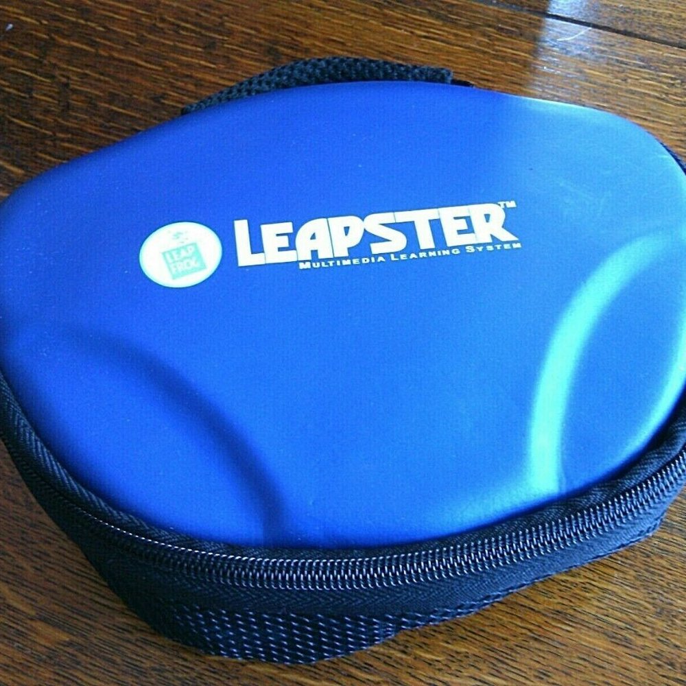 Leapster Game Case Leapfrog Carrying Bag Handheld System Hard Shell Protective